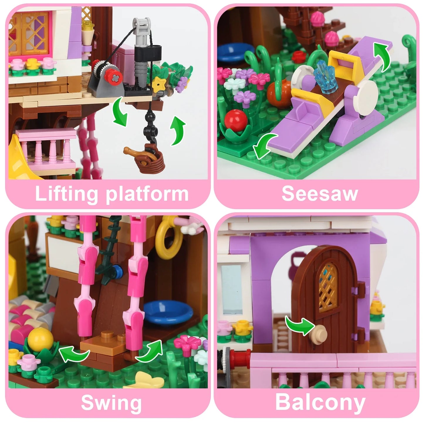 Creative Girls Friendship House – Princess Bricks Toy Gift