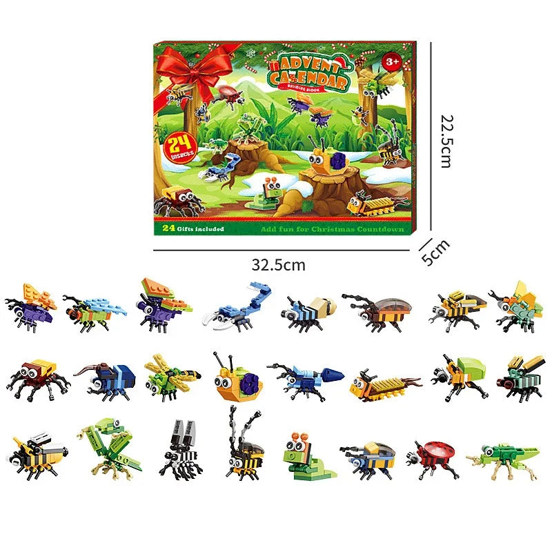 Christmas Advent Calendar Gift Box Christmas Tree Train 24Days Countdown Christmas Calendar Box New Year Navidad Gift