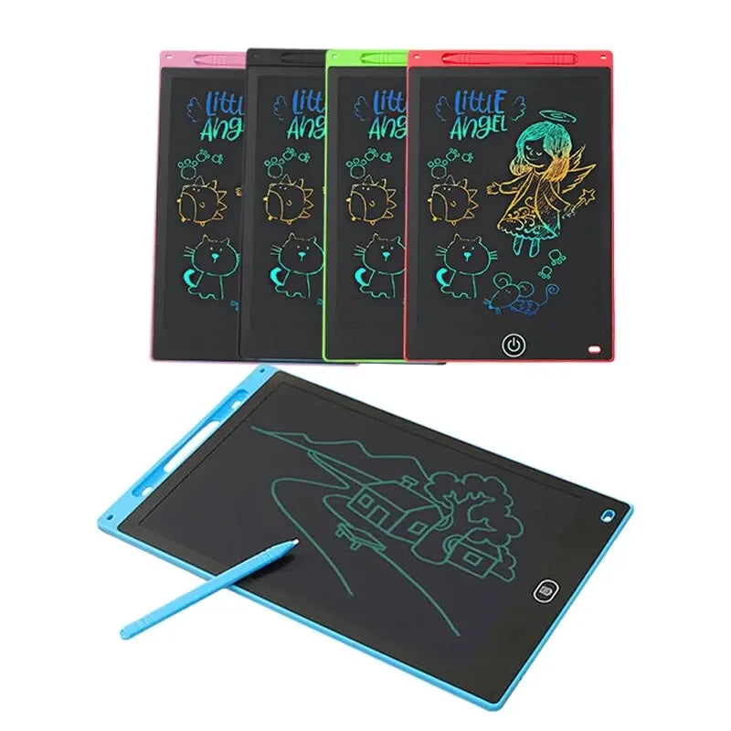 LCD Writing Tablet for Kids – 8.5/10/12/16 Inch Reusable Drawing Pad with Stylus