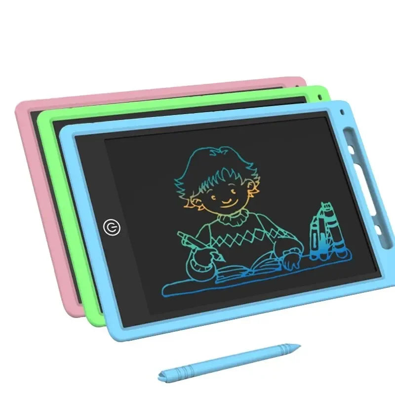 LCD Writing Tablet for Kids – 8.5/10/12/16 Inch Reusable Drawing Pad with Stylus