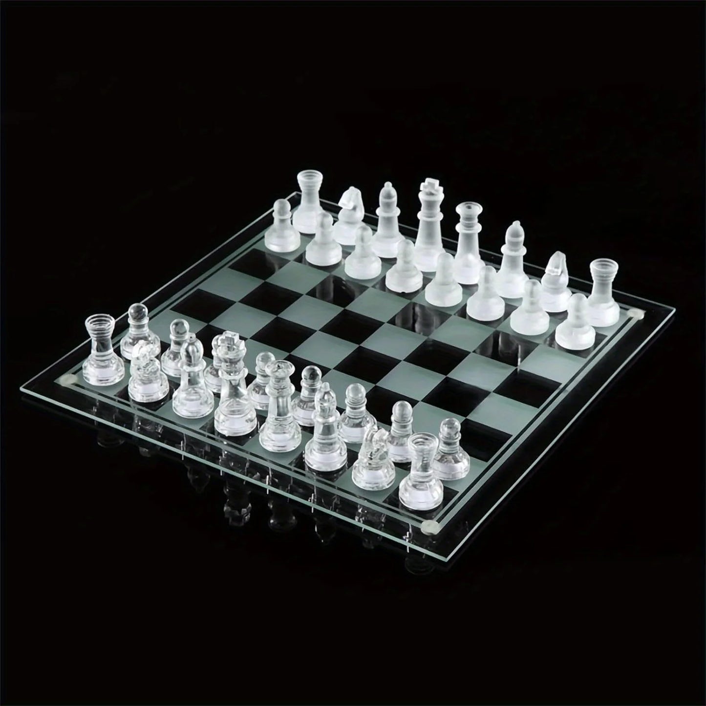Premium Glass Chess Set (10-Inch)