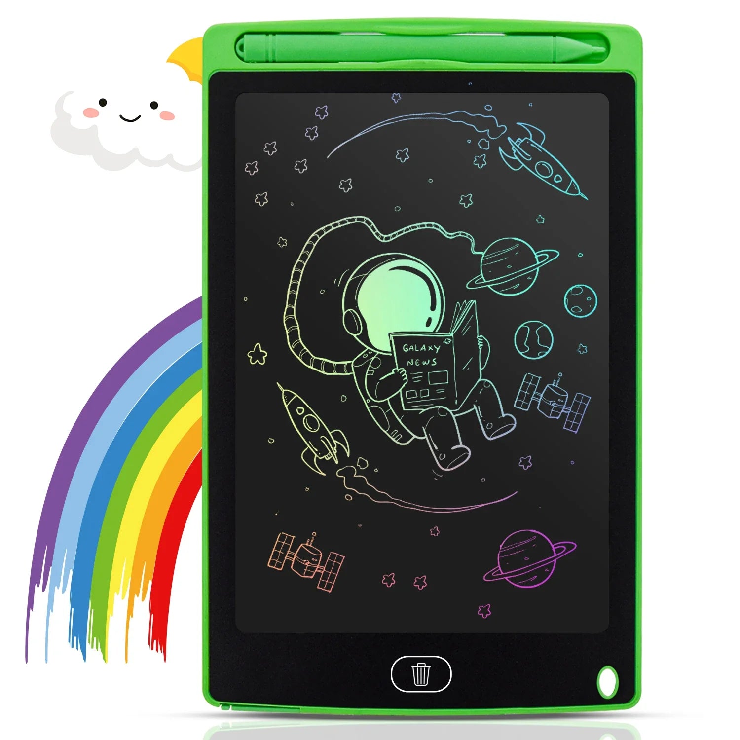 LCD Writing Tablet for Kids – 8.5/10/12/16 Inch Reusable Drawing Pad with Stylus