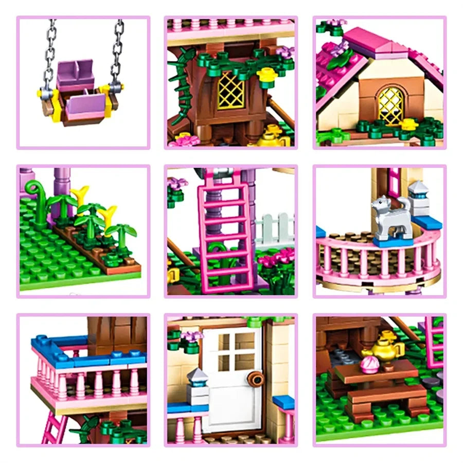 Creative Girls Friendship House – Princess Bricks Toy Gift