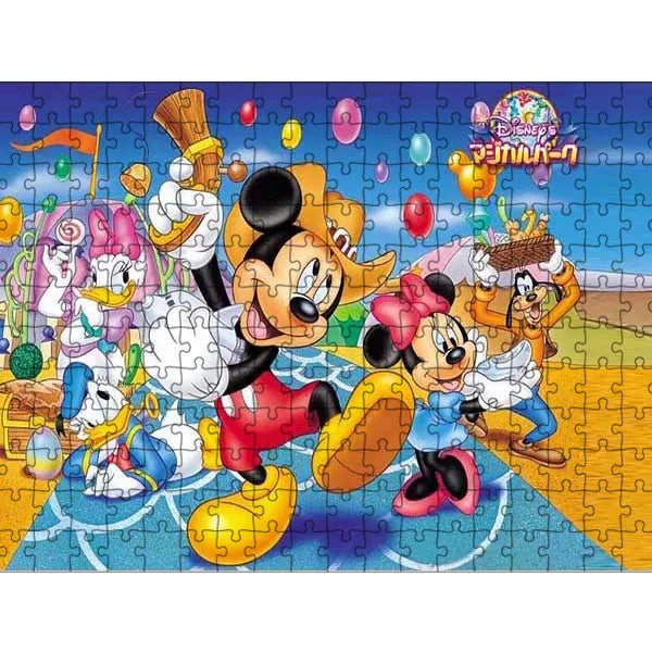 Disney Mickey Mouse Jigsaw Puzzles Minnie Donald Duck Puzzles Cartoon Creative Decompress Educational Intellectual Toys for Kids