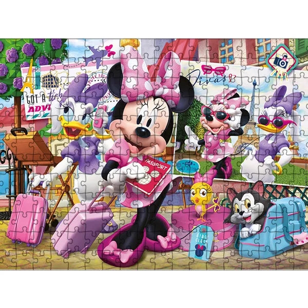 Disney Mickey Mouse Jigsaw Puzzles Minnie Donald Duck Puzzles Cartoon Creative Decompress Educational Intellectual Toys for Kids
