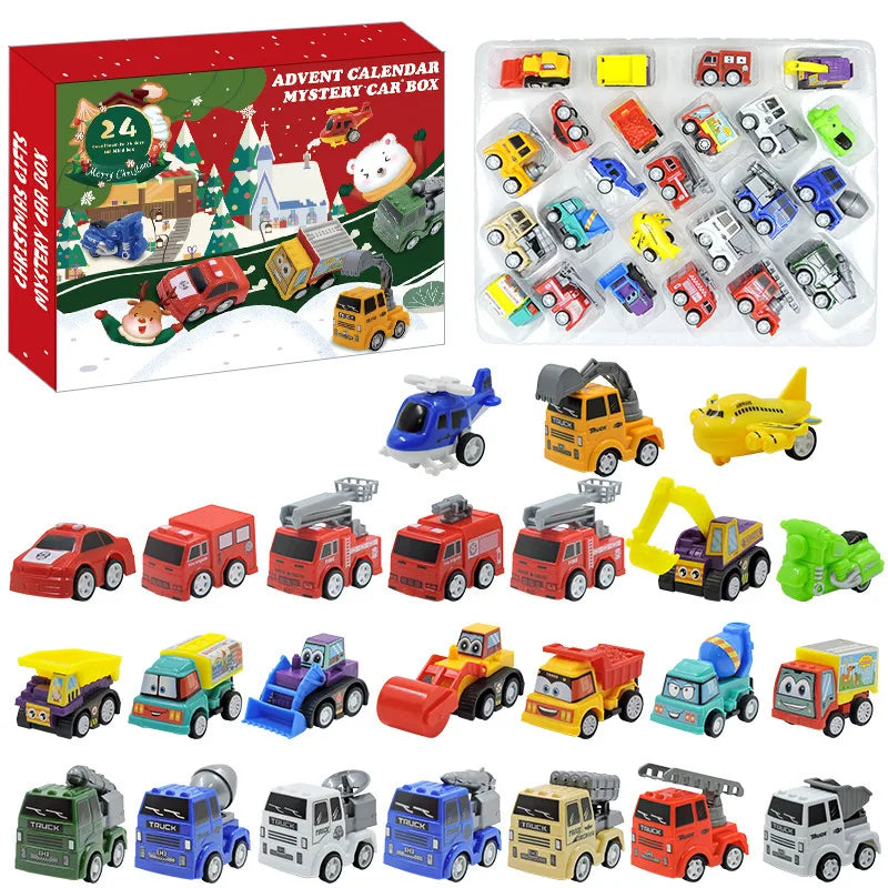 Christmas Advent Calendar Gift Box Christmas Tree Train 24Days Countdown Christmas Calendar Box New Year Navidad Gift