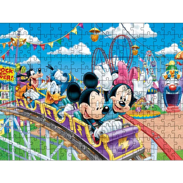 Disney Mickey Mouse Jigsaw Puzzles Minnie Donald Duck Puzzles Cartoon Creative Decompress Educational Intellectual Toys for Kids