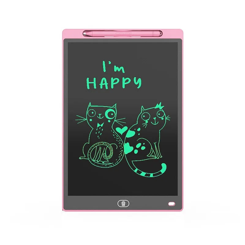 LCD Writing Tablet for Kids – 8.5/10/12/16 Inch Reusable Drawing Pad with Stylus